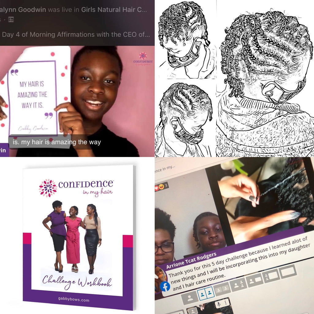Confidence in my Hair Challenge Workbook and Videos