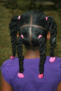 Non-slip and stay-put barrettes and hair bows for black girls that won't fall out