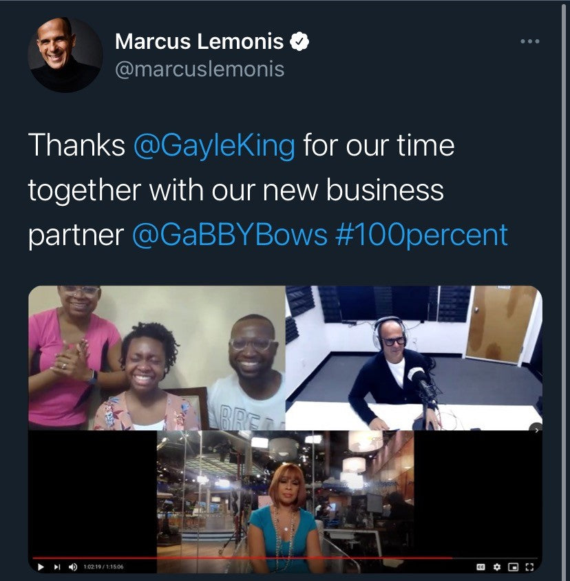OMG! Gayle King and Marcus Lemonis invested in my business!