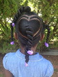 Non-slip and stay-put barrettes and hair bows for black girls that won't fall out